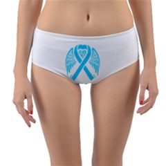 Child Abuse Prevention Support  Reversible Mid-waist Bikini Bottoms by artjunkie