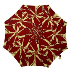 Flowery Fire Hook Handle Umbrellas (small) by Janetaudreywilson