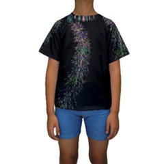 Galaxy Space Kids  Short Sleeve Swimwear by Sabelacarlos