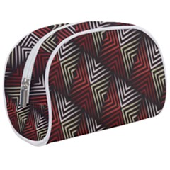 Abstract Zigzag Motif Makeup Case (medium) by tmsartbazaar