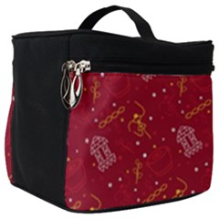 African Folk Tribal Art Make Up Travel Bag (big) by tmsartbazaar