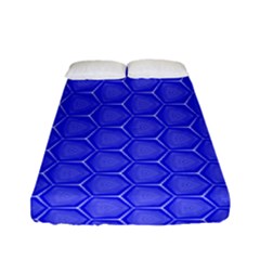 Blue-monday Fitted Sheet (full/ Double Size) by roseblue