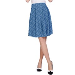 Classic Blue #18 A-line Skirt by Kettukas