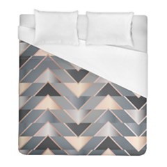 Modern Triangles Duvet Cover (full/ Double Size) by LoolyElzayat