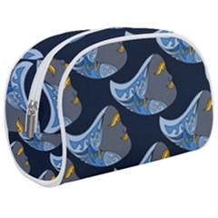 Queen Fish Doodle Art Makeup Case (medium) by tmsartbazaar