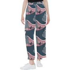 Doodle Queen Fish Pattern Women s Pants  by tmsartbazaar