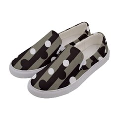 Connect The Dots Women s Canvas Slip Ons by SpeakeasyFashion