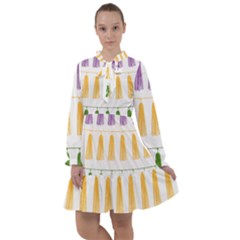 Tassels Tassel Bunting Banner All Frills Chiffon Dress by HermanTelo