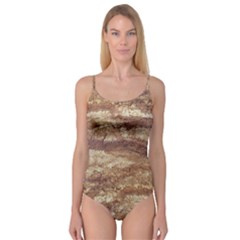 Grunge Surface Print Camisole Leotard  by dflcprintsclothing
