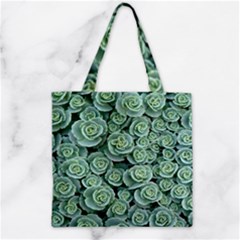 Realflowers Zipper Grocery Tote Bag by Sparkle