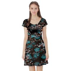 Realflowers Short Sleeve Skater Dress by Sparkle