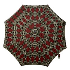 Motif Boho Style Geometric Hook Handle Umbrellas (small) by tmsartbazaar