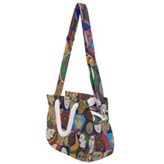 Wowriveter2020 Rope Handles Shoulder Strap Bag by Kritter