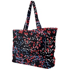 Multicolored Bubbles Motif Abstract Pattern Simple Shoulder Bag by dflcprintsclothing