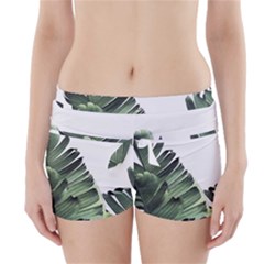 Banana Leaves Boyleg Bikini Wrap Bottoms by goljakoff