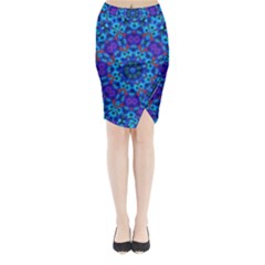 Motif Midi Wrap Pencil Skirt by Sobalvarro