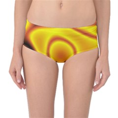 Golden Honey Mid-waist Bikini Bottoms by Sabelacarlos