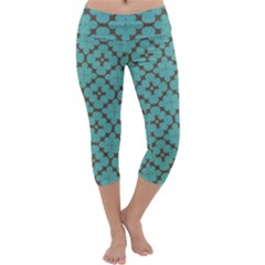 Tiles Capri Yoga Leggings by Sobalvarro
