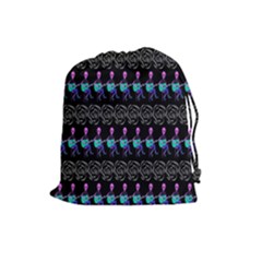 Halloween Drawstring Pouch (large) by Sparkle