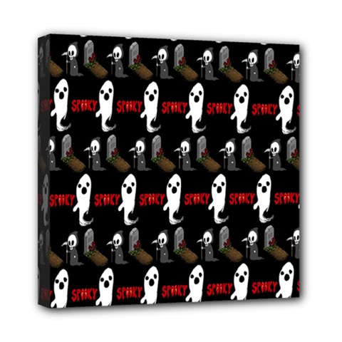 Halloween Mini Canvas 8  X 8  (stretched) by Sparkle