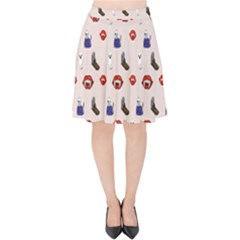 Halloween Velvet High Waist Skirt by Sparkle