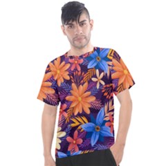 Colourful Print 5 Men s Sport Top by designsbymallika