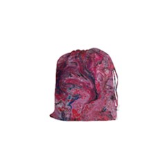 Dragons Flames Drawstring Pouch (xs) by kaleidomarblingart