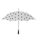 Riding Bike Motif Print Pattern Straight Umbrellas View3