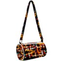 Multicolored Bubbles Print Pattern Mini Cylinder Bag View2