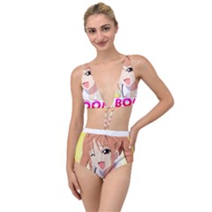 Ok Boomer Tied Up Two Piece Swimsuit by Dimedrolisimys