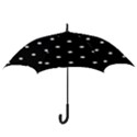 Black And White Baseball Motif Pattern Hook Handle Umbrellas (Large) View3