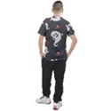 Halloween Ghost Trick or Treat Seamless Repeat Pattern Men s Sport Top View2