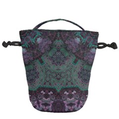Mandala Corset Drawstring Bucket Bag by MRNStudios