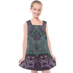 Mandala Corset Kids  Cross Back Dress by MRNStudios