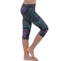 Mandala Corset Kids  Lightweight Velour Capri Leggings  View3