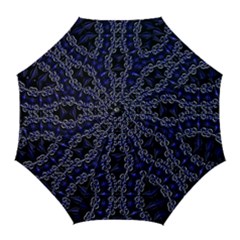 Mandala Cage Golf Umbrellas by MRNStudios