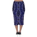 Mandala Cage Velvet Midi Pencil Skirt View2