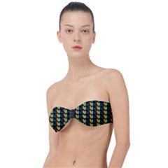 Floral Classic Bandeau Bikini Top  by Sparkle