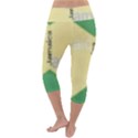 Jamaica, Jamaica  Lightweight Velour Capri Yoga Leggings View4