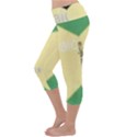 Jamaica, Jamaica  Lightweight Velour Capri Yoga Leggings View2