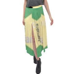 Jamaica, Jamaica  Velour Split Maxi Skirt by Janetaudreywilson