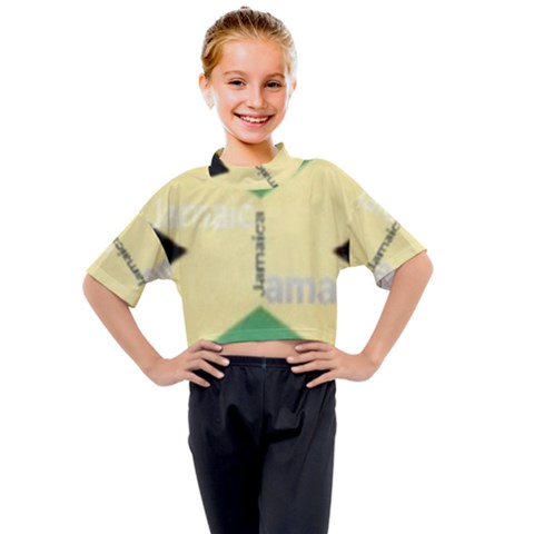 Jamaica, Jamaica  Kids Mock Neck Tee by Janetaudreywilson