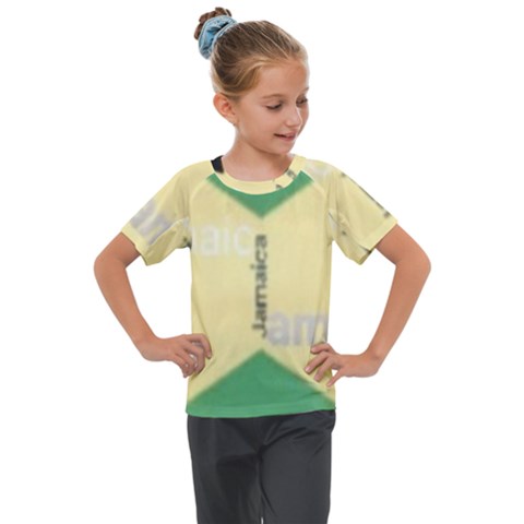 Jamaica, Jamaica  Kids  Mesh Piece Tee by Janetaudreywilson