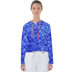 Blue Sequin Dreams Women s Slouchy Sweat by essentialimage