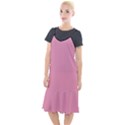 Amaranth Pink & Black - Camis Fishtail Dress View1