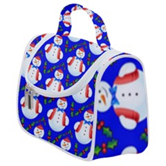 Seamless Snow Cool Satchel Handbag by HermanTelo
