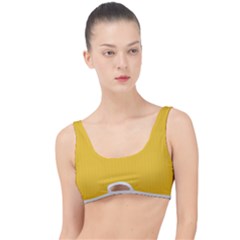 Dandelion Yellow & White - The Little Details Bikini Top by FashionLane