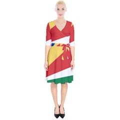 Seychelles Flag Wrap Up Cocktail Dress by FlagGallery