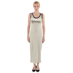 Magnolia White - Fitted Maxi Dress by FashionLane