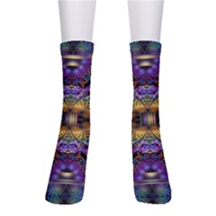 Fractal Illusion Men s Crew Socks by Sparkle